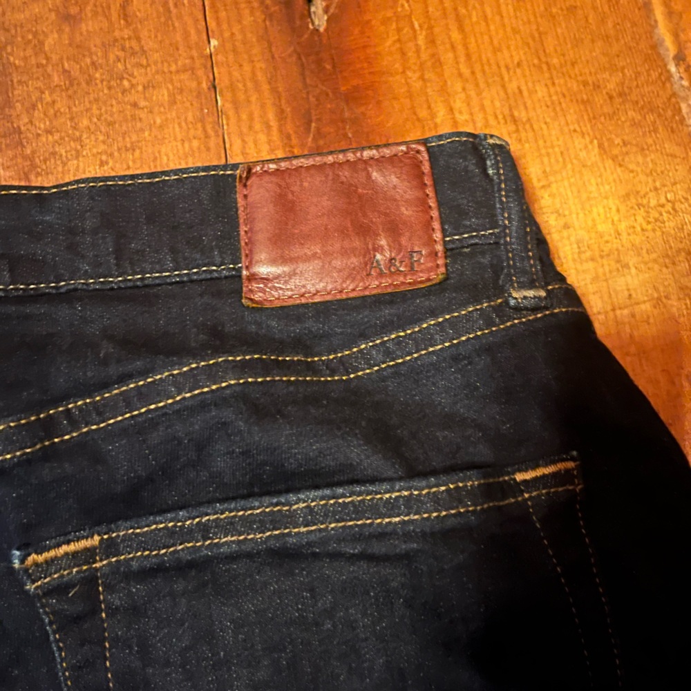 Dark Navy Abercrombie and Fitch Jeans - Picture 4 of 4